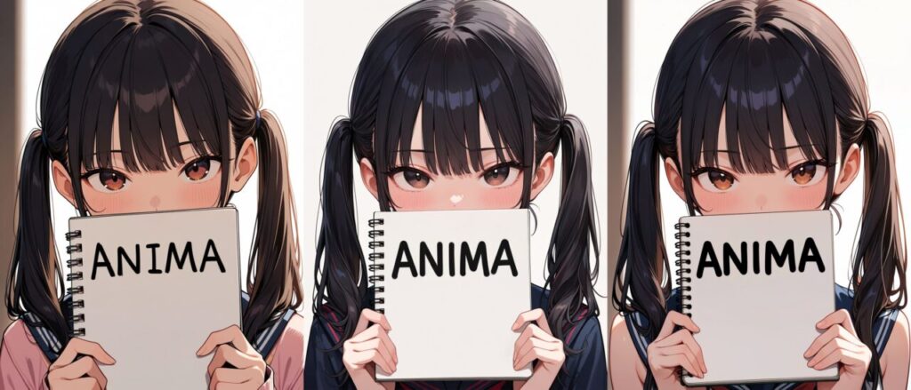WAI-ANIMA・AMIXA・マージモデルで生成した画像の比較