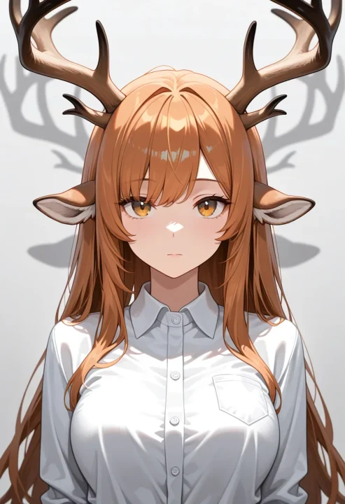 鹿の耳の生成例