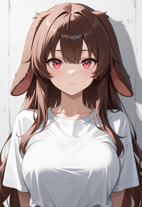 垂れ耳の生成例