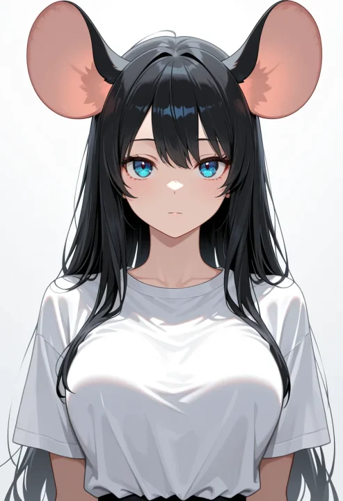 ネズミの耳の生成例