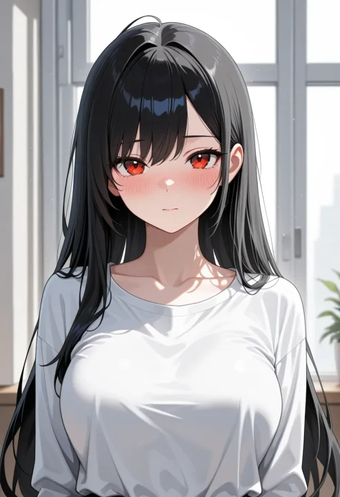 赤面の生成例