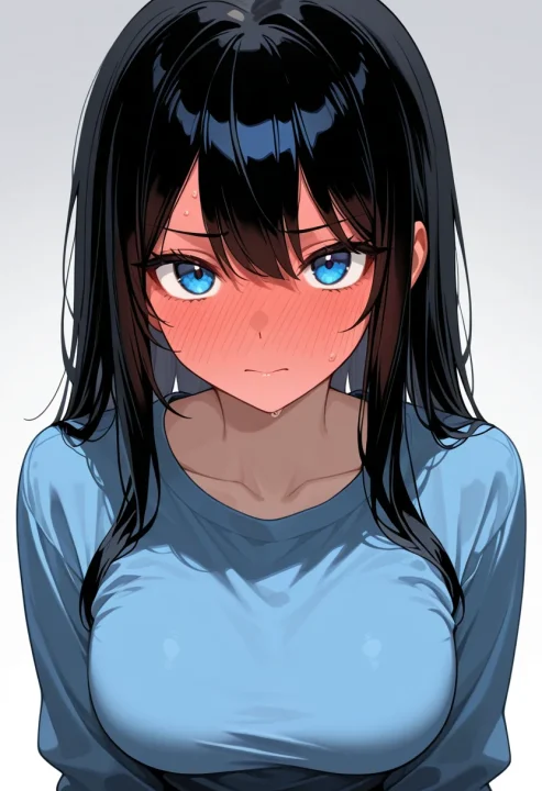 顔全体の赤面の生成例