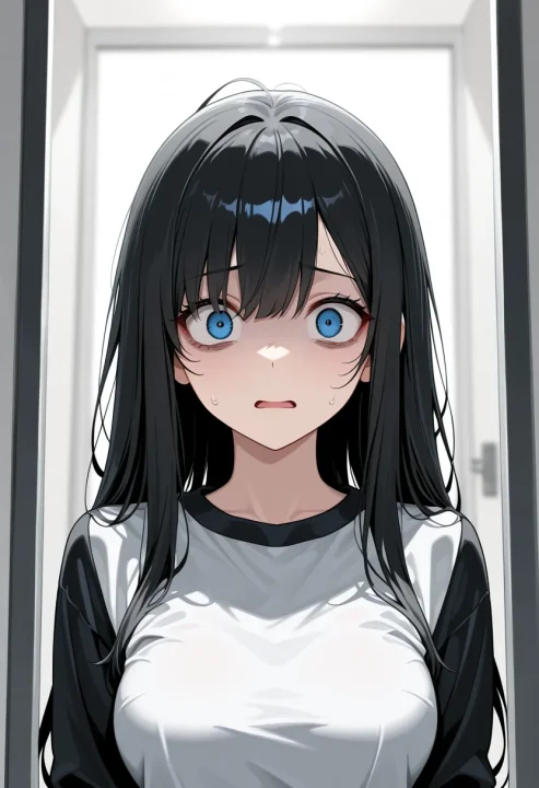 恐怖におののくの生成例