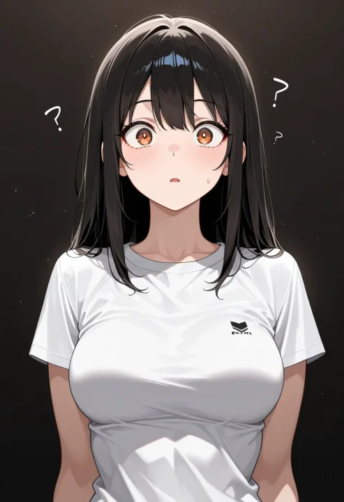 筋肉に見とれるの生成例
