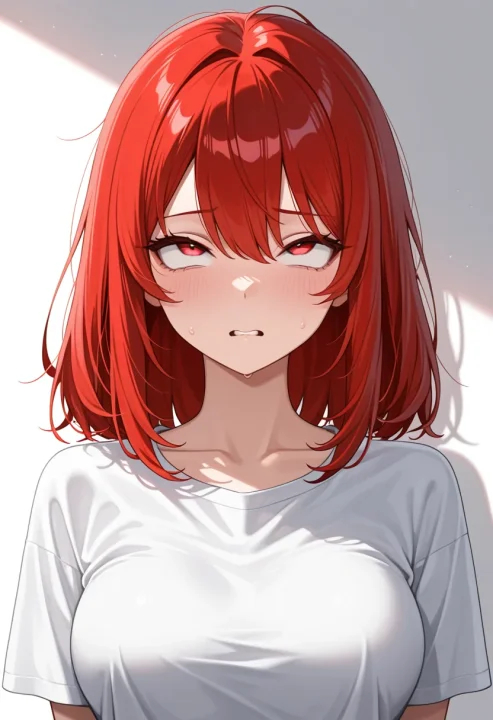 目を回す(あきれ目)の生成例