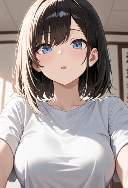 丸い口の生成例