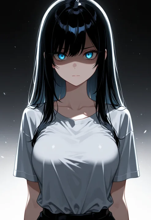 影のかかった顔の生成例