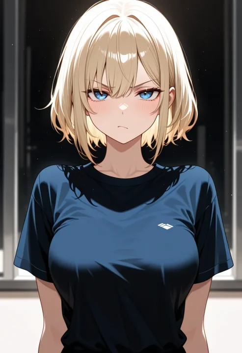 疑わしげの生成例