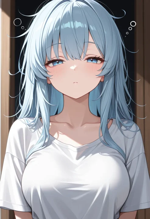 眠そうの生成例