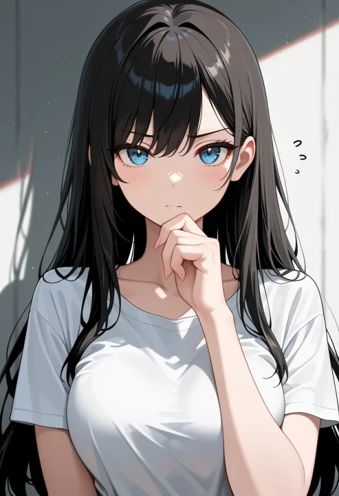 考え込むの生成例