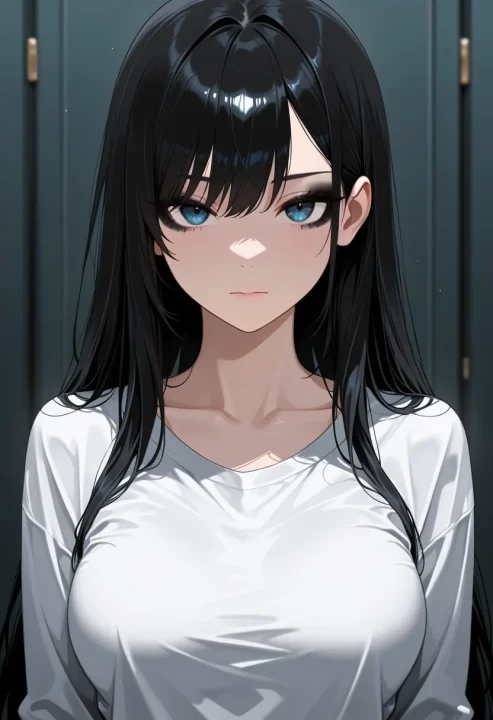 黒のアイシャドウの生成例