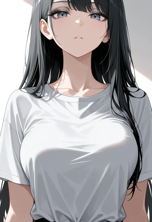 グレーのアイシャドウの生成例