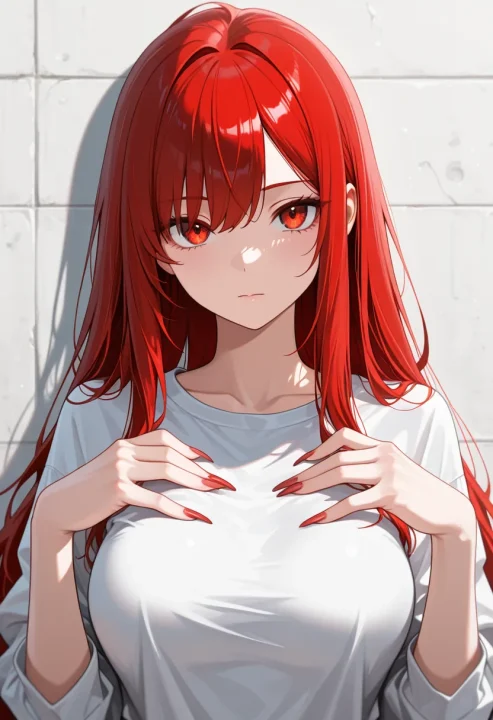 長い爪の生成例