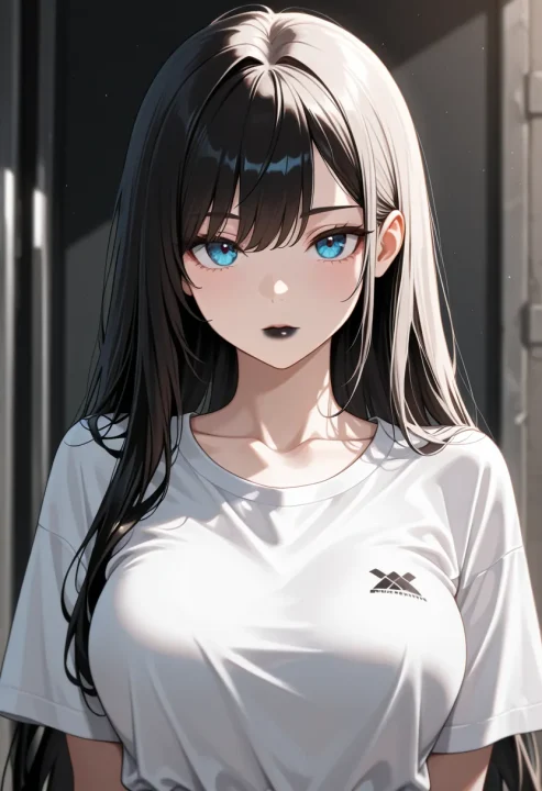 ツートンのリップの生成例