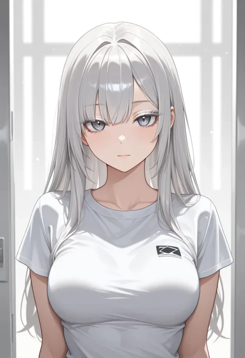 白のアイシャドウの生成例