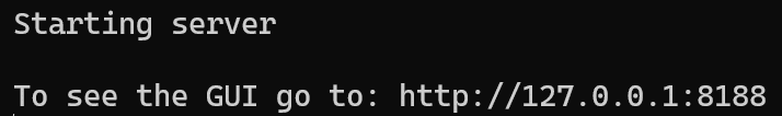 ComfyUI起動時に表示されるURL