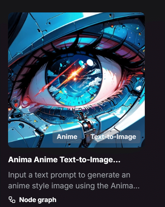 ComfyUIのテンプレート一覧にあるAnima Anime Text-to-Image Generation