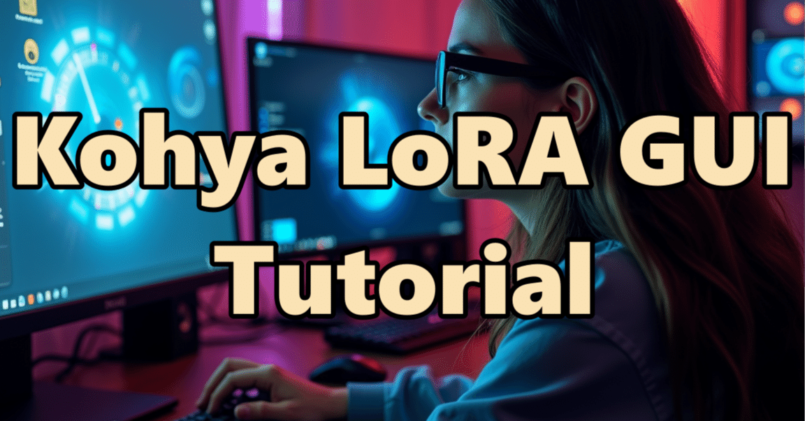 Kohya LoRA GUIを使ったLoRA作成方法！