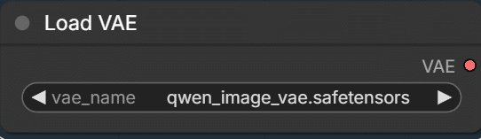 Load VAEでqwen_image_vae.safetensorsを選択した設定