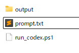 codex execで作成された定期実行のファイル構成
