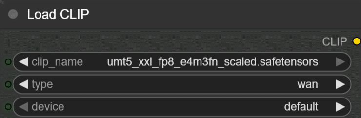 ComfyUIのLoad CLIPノードの設定