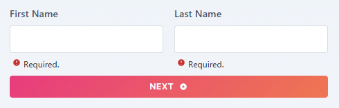 paperspaceのユーザー名（First name・Last name）登録画面