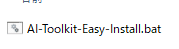 AI-Toolkit-Easy-Install内のbatファイル