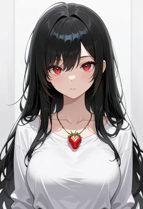 イチゴのネックレスの生成例