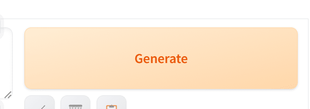 画像を生成するGenerateボタン