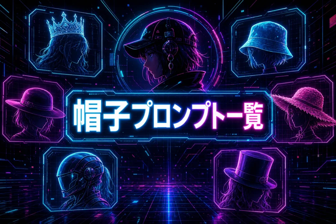 Stable Diffusionの帽子・被り物プロンプト一覧｜種類別に作例画像で再現【画像付き】