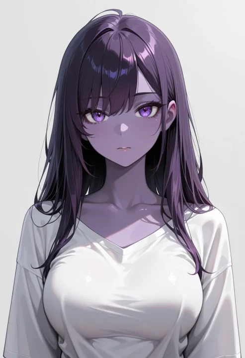 紫の肌の生成例
