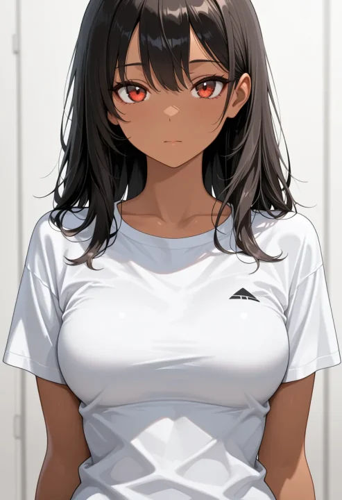 日焼け肌の生成例