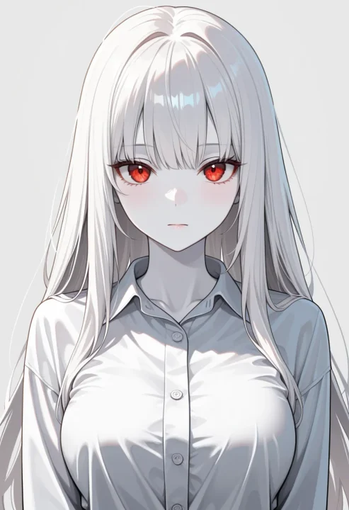 白い肌の生成例