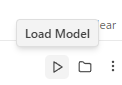 Load Modelでモデルを読み込む画面