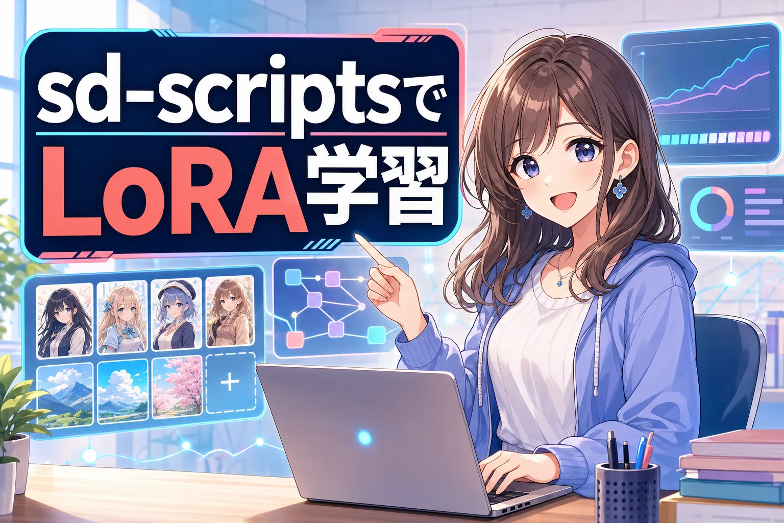 sd-scriptsの使い方｜インストールからLoRA学習（SD1.5/SDXL）まで