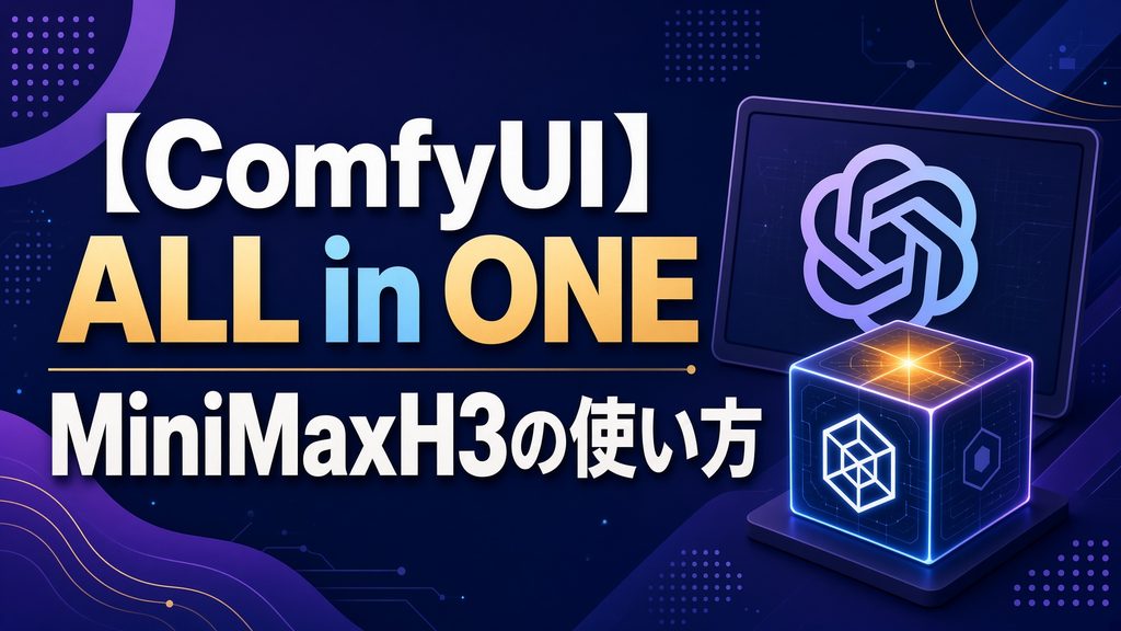 ALL in ONE MiniMaxH3ノードの動画・画像生成作例