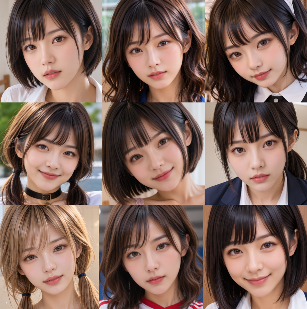 FizgigのLoRA・テキストエンコーダーint8で生成した画像