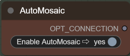 AutoMosaicの自動モザイクをオンにした画面